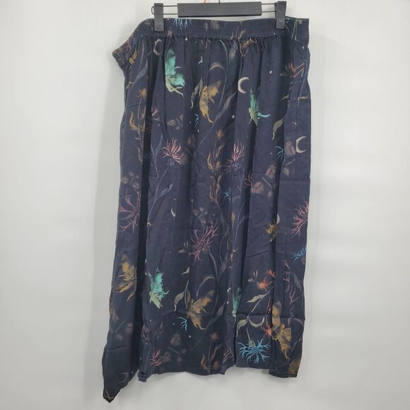 Disturbia Rosanella Floral Print Midi Skirt Women Size US 16 NWT Goth - Picture 8 of 14